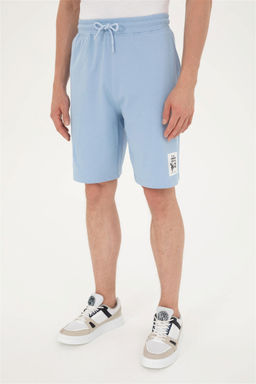 U. S. Polo Assn / Мужские голубые вязаные шорты - U.s. polo assn фото 2