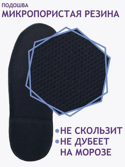 Сапоги мужские Сибирь, коричневые, войлочная подошва, - Мирунт фото 15
