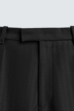 LIMITED EDITION CURVED FIT SUIT TROUSERS - Zara фото 18