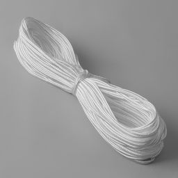 Тесьма отделочная «Сутаж», 4 мм, 20 ± 1 м, цвет белый