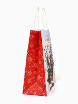 Набор пакетов крафтовых «С Новым счастьем!», 10 шт, 21 × 27 × 11 см