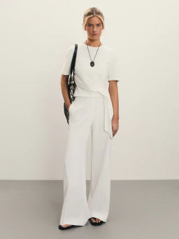 Брюки из тенселя и хлопка / Zarina  фото 7