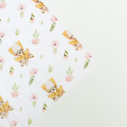 Цена за 10 шт. Бумага упаковочная тишью Лисица и сад, 50 см ? 70 см, 17 грамм