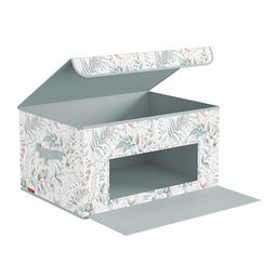 VAL BT-BOX-DDL Короб стеллажный с откидной стенкой, с крышкой, 58*32*28 см, BOTANIC, шт