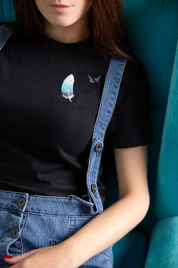 Набор для вышивания PANNA Живая картина JK-2180 Перо 3 х 8 см