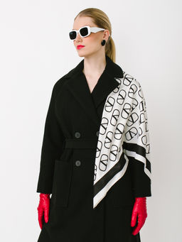 Большой мягкий очень нежный двусторонний платок - Tantino фото 7