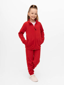 Костюм детский флисовый красный 762(ш) (110, 60)