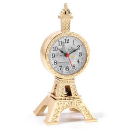 Часы - будильник настольные «Эйфелева башня», дискретный ход, d-6.5 см, 19×8.5 см, АА