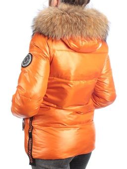 8290 ORANGE Куртка зимняя женская JARIUS (200 гр. холлофайбера) - Фабричный китай фото 6