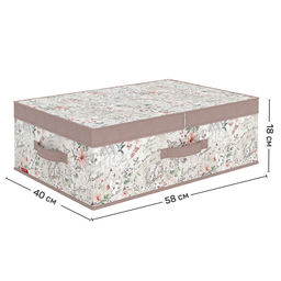 Короб стеллажный с двойной крышкой, 58*40*18 см, Valiant  фото 22