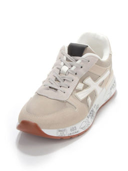 05-6026-209 BEIGE/GRAY Кроссовки женские (искусственные материалы) - No name фото 5