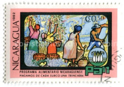Марка Продовольственная программа Никарагуа 1982 год Никарагуа