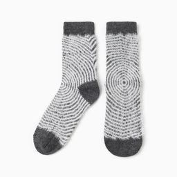 Носки женские махровые MINAKU, серые, размер 36-41