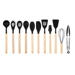 Набор кухонных принадлежн. 12пр, в подставке-стакан SATOSHI силикон арт. 881-339