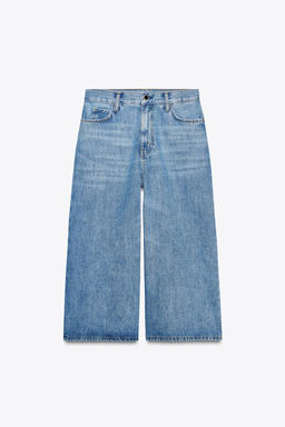 HIGH-WAIST DENIM BERMUDA SHORTS ZW COLLECTION - Zara фото 3