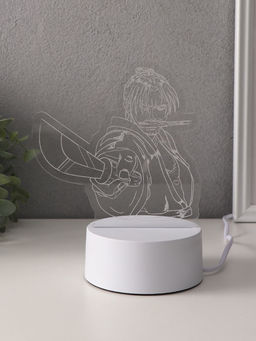 Светильник 3D RISALUX Аниме. Воин, LED-ночник, RGB, от сети, 9.5?14.9?16 см  фото 2