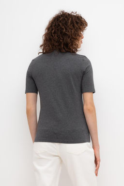 Джемпер Very Neat ЕВТ 3262 из хлопка с эластаном темно-серый  фото 4