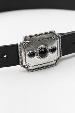 COWBOY ENGRAVED BUCKLE BELT - Zara фото 5