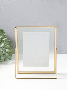 Фоторамка для фото 10×15 см «Тонкая полоска», металл, 0.8×15.5×20.5 см