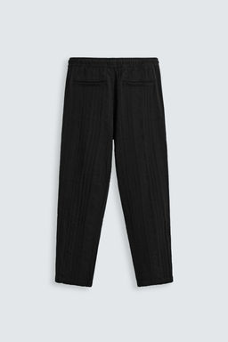 RELAXED FIT TEXTURED TROUSERS - Zara фото 8