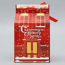 Цена за 5 шт. Упаковка для кондитерских изделий «Сказочного Нового года», 8×10×16 см
