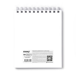 Светоч А163 Артбук (Скетчбук), блок белый, жесткая подложка, 100 г/м2 175*200 мм на гребне 80 л. 2 шт. Крупными мазками 01370  фото 11