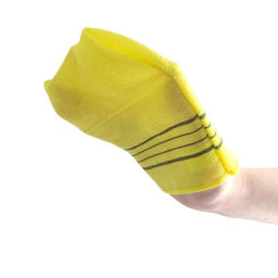 Glove Basic Exfoliating - Мочалка с эффектом скраба Цвет - жёлтый 14*15 см, 20 шт