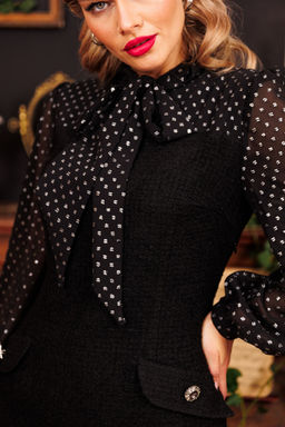 Платье Мода Юрс 2874-Р черный - Mira fashion фото 38