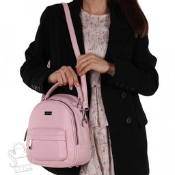 Рюкзак женский 69152 pink Velina Fabbiano-Safenta/20 в Новосибирске