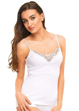 LM007-1y Майка жен. кружево (ЧЗ)