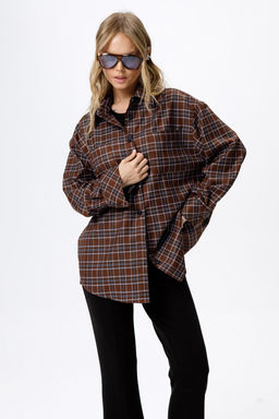 Рубашка Pirs 6223 коричневый