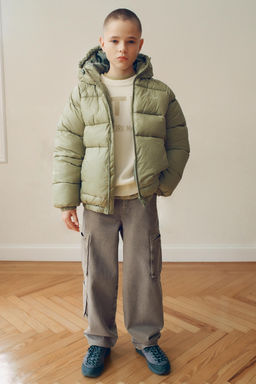 WATER-REPELLENT QUILTED COAT - Zara фото 11