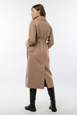 01-10517 Пальто женское демисезонное (пояс)