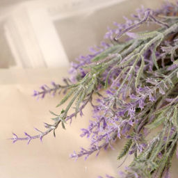 Цена за 2 шт. Букет искусственный «Тысячелистник», h=35 см, фиолетовый