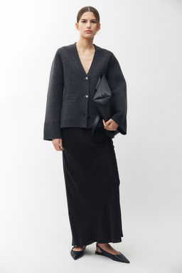 Cardigan en punto de lana