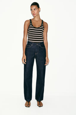 JEANS Z.03 STRAIGHT HIGH-WAIST LONG LENGTH - Zara фото 33