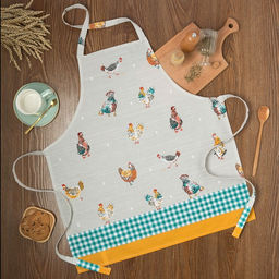 Фартук Этель Chicken Ranch 55х70 см, 100% хлопок, репс 210 г/м2