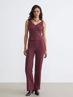 V Yaka Dokulu B?zg?l? Bluz