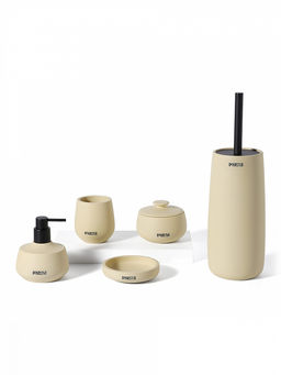 Диспенсер для жидкого мыла 370мл жёлтый полирезина - Denastia фото 4