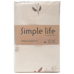 Набор салфеток декоративных 35х35 - 6 шт, саржа Гербариум ВБ 35х35 - Традиция фото 3