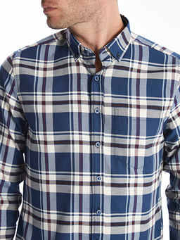 Regular Fit Uzun Kollu Ekose Erkek G?mlek