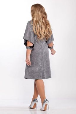 Платье Belinga 1096 серебро  фото 2