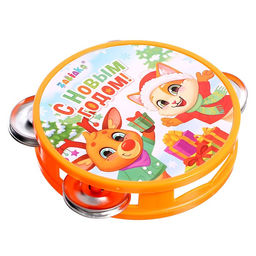 Новогодняя музыкальная игрушка Бубен: Новогодний
