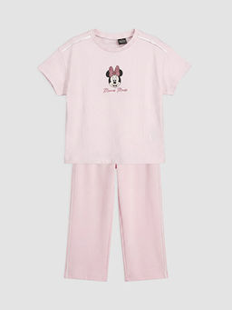 Minnie Mouse Bask?l? K?z ?ocuk Tak?m