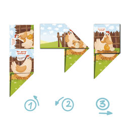 Книжка-картинка для детей. Серия Складные истории арт. 58103 КАК ВСЕ РАСТУТ - Феникс+ фото 2