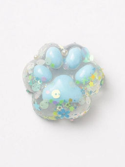 Мялка - антистресс Таба ЛАПКА со звёздочками, голубая, 6 x 7,3 см