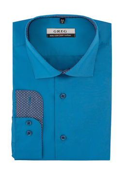 Сорочка мужская длинный рукав GREG 230/131/NB/Z/1p_GB фото 3