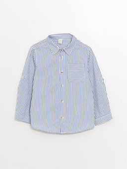 Uzun Kollu Erkek Bebek G?mlek ve Kemerli Pantolon 2li Tak?m - Waikiki фото 2