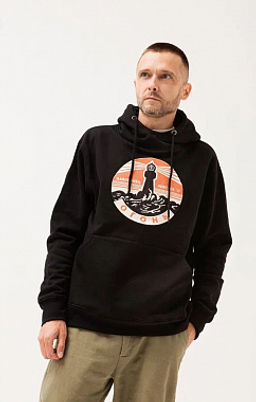 Худи ЗАПОРОЖЕЦ Ogon DEEP BLACK