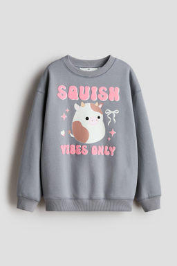 Sudadera oversize con motivo estampado